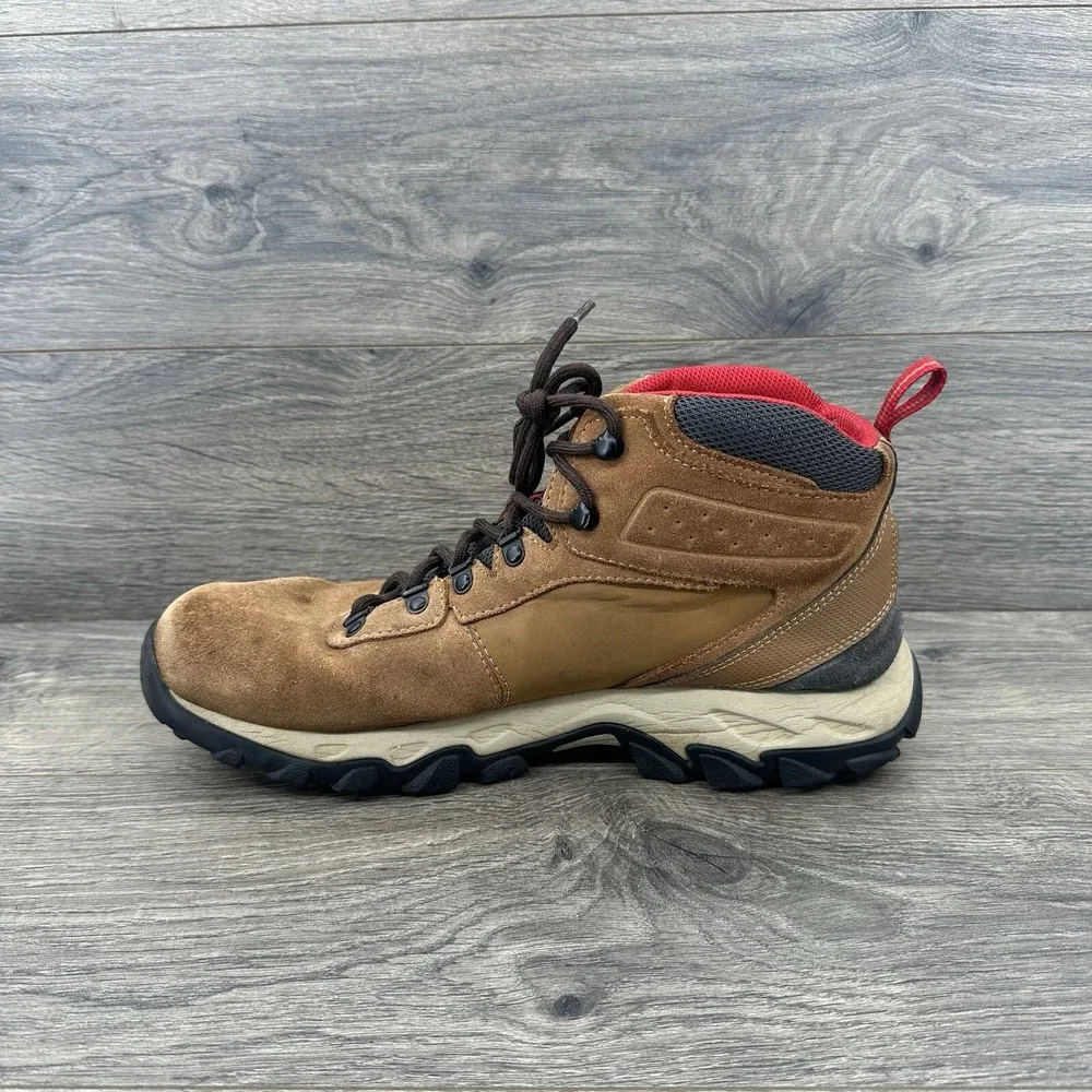 Columbia Men's Newton Ridge Hiking Boot Size 12 Brown Lace Up BM2812 Waterproof